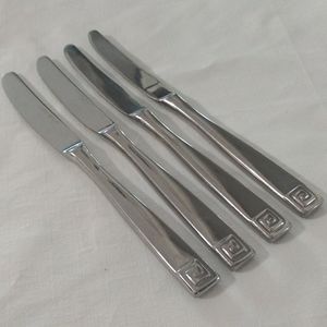 JA Henckels International Olympus Greek 4 Dinner Knives Flatware